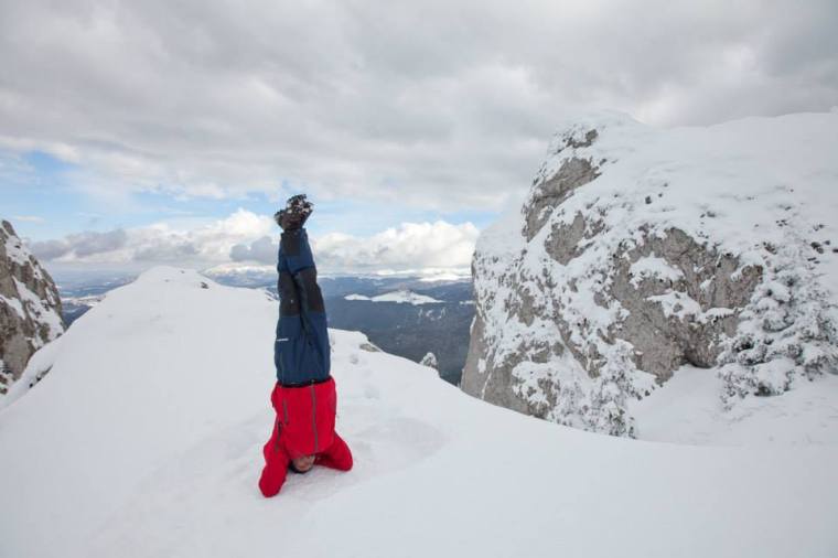 White Handstanding, Piatra MAre, 2014